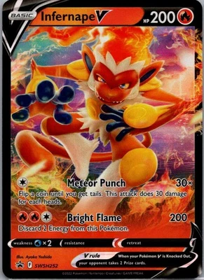 Infernape V Promo SWSH: Sword & Shield Promo Cards SWSH252 NM - Image 1 of 2