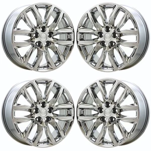 19" Buick Envision Bright Chrome wheels rims Factory OEM set 4152 - Picture 1 of 8