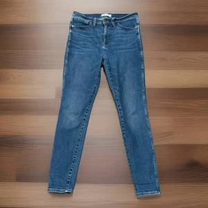 Jeans skinny donna taglia 28 Madewell 10” vita alta - Foto 1 di 8