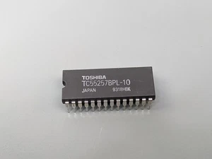(4) TC55257BPL-10 256K (32K x 8) SRAM RAM IC, 100ns ~ Toshiba, NOS - Picture 1 of 2