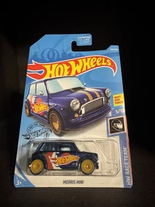 Hot Wheels 2019 SUPER Treasure Hunt MORRIS MINI Blue 242/250 (Corners) - Picture 1 of 3