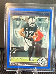 2024 Panini Score Football #148 Showcase Davante Adams /100 Nice Raiders - Picture 1 of 2