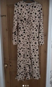 Stunning cream/black spot dress - Picture 1 of 1