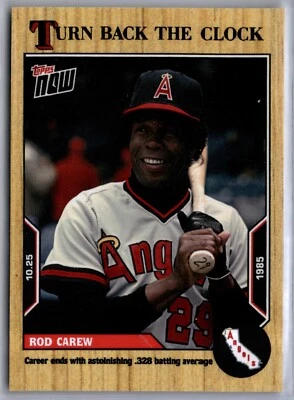 2022 Topps Now Turn Back the Clock #209 Rod Carew California Angels - Image 1 of 2