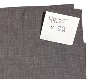 Gray Linen Fabric Medium Weight 32" X 44" Sewing & Craft Material - Picture 1 of 6