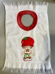 Vintage Strawberry Shortcake Apple Dumplin 'Baby Lätzchen - Spucktuch - bezaubernd!! - Bild 1 von 11