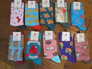 Socksmith Women's NO BORING Crew Socks U Pick Dirty Laundry Fight Like a Girl  + - Picture 1 of 6