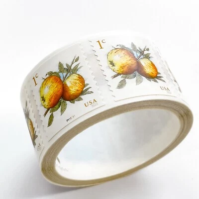 US #5037 Apples ONLY WORTH $0.01 (2017) Coil Roll 200 Postage Stamps NOT FOREVER - Image 1 of 3