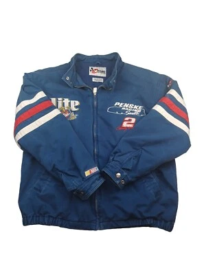  Abrigo de carreras Rusty Wallace #2 Miller Lite Chase Authentics Nascar talla grande  Foto 1 de 4