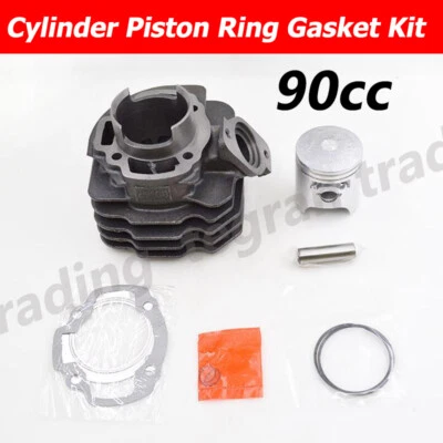 Motorcycle Cylinder Piston Gasket Kit 90cc For Honda CUB EZ90 EZ90S/T 1991-1996 - Image 1 of 4