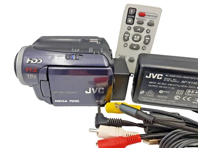 JVC GZ-MG50EK Everio Hard Disk Camcorder HDD SD card USB Digital Media Vintage - Image 1 of 4