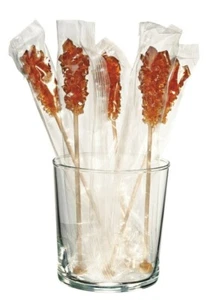 (52,00 €/kg) Kandis-Sticks einzeln verpackt braun 10 Stück - Bild 1 von 1