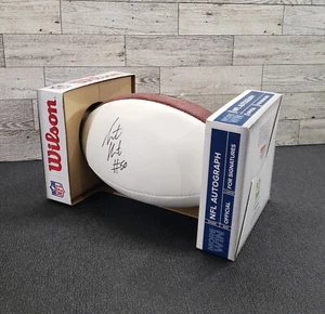 Justin Houston #50 Signed Wilson NFL Autograph Series Official Size Football - Picture 1 of 6