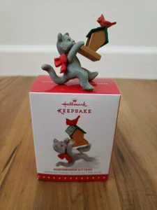 Hallmark Andenken Weihnachtsschmuck 2015 schelmische Kätzchen #17 - Bild 1 von 9