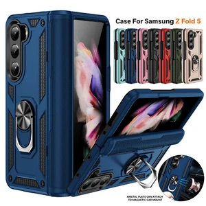 For Samsung Galaxy Z Fold5 Fold 4 3 5G Shockproof Magnetic Ring Stand Case Cover - Picture 1 of 84