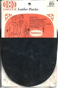 Vintage Dritz Patches Two Suede Patches Included No. 729 New - Picture 1 of 2