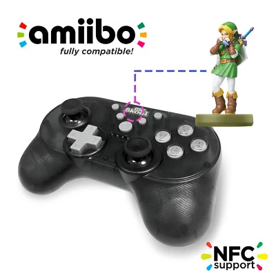 Old Skool PROMini Wireless Controller for Nintendo Switch - Black - Image 1 of 3