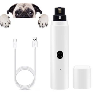 Elektrische Hundnagelschleifer Haustier Trimmer USB -Ladung Schmerzloses Pflegeg - Bild 1 von 12