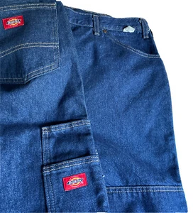 Dickies Blue Jeans Relaxed Fit Workhorse Double Knee Denim  NWOT Men’s 42 - Picture 1 of 8