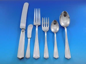 Brandon by International Sterling Silver Flatware Service 12 Set 76 pcs Dinner - Picture 1 of 9
