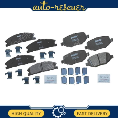 2x Front Rear Disc Brake Pad Set for Ford Explorer 2012~2017 Foto 1 de 4