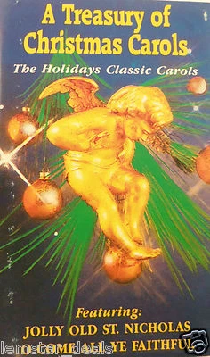 A Treasury of Christmas Carols Various Artists Holly Music Cassette 1992 - Image 1 of 2