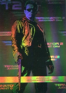 TERMINATOR 2 HOLOGRAM CARD - IMPEL MARKETING - Arnold Schwarzenegger - Picture 1 of 1