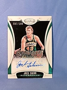 2018-19 Certified Choice Signatures /199 Jack Sikma #CS-JSK Auto HOF - Picture 1 of 8