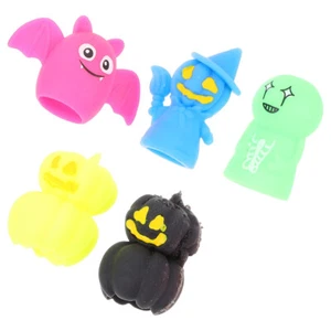 5 Pcs Halloween-Hexen-Fledermaus-Finger-Set Kürbis-Stift-Set-Spielzeug - Bild 1 von 12