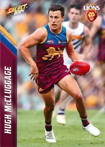 2024 Brisbane Lions AFL Select Footy Stars Card - Hugh McCluggage - Bild 1 von 3