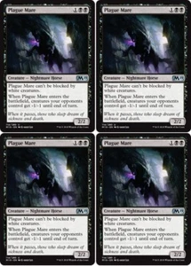 MTG - 4x PLAGUE MARE - M19/Core Set 2019 (U) - Picture 1 of 1