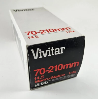 Vivitar 70-210mm f4.5 Macro 1:4x for Minolta - Image 1 of 4