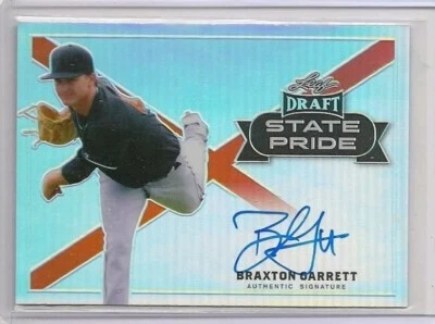 2017 Leaf Metal Draft State Pride BRAXTON GARRETT Autograph  - Image 1 of 4