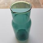 Sea Green Glass Decanter Pitcher Carafe Jug 16cm fine spout water juice milk