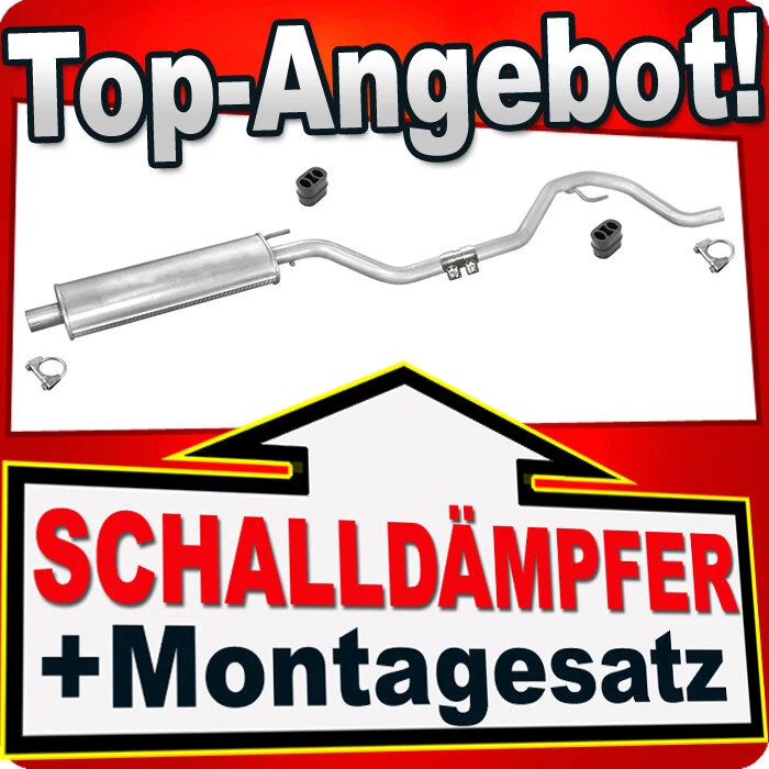 Silencieux central pour échappement Opel Vectra C 1.6 1.8 berline hayon incli... - Photo 1/1