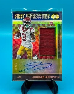 2023 Chronicles Illusions Draft Picks Jordan Addison RPA /25 - Picture 1 of 2