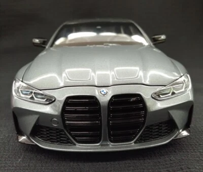 1/18 Minichamps BMW M4 2020 grigio metallizzato con scatola dal Giappone 113 ... - Immagine 1 di 4