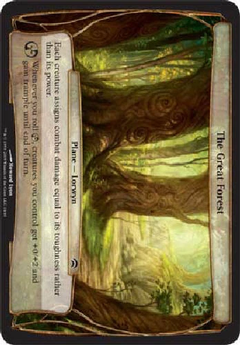 THE GREAT FOREST (OVERSIZE) Planechase MTG Magic the Gathering Cards DJMagic - Image 1 of 1
