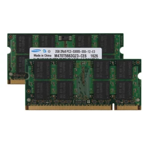 4GB Mid 2007 Macbook Pro iMac Mac Mini Memory Samsung 2X2GB PC2-5300 DDR2·667Mhz - Picture 1 of 6