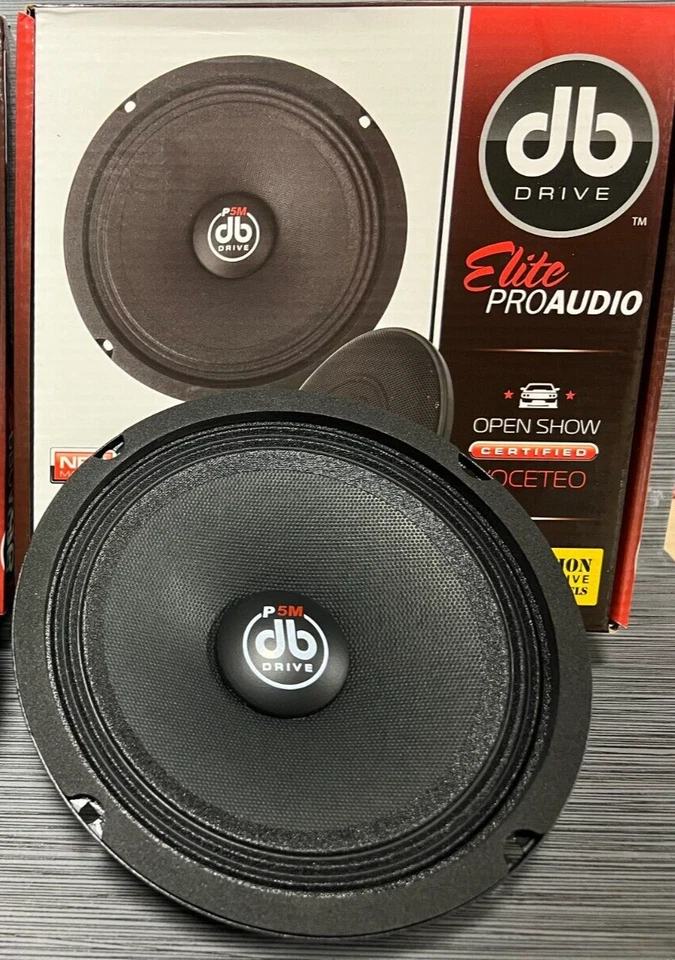 DB Drive P5M 6NEO 6.5" Neo Mid Range Car Audio Pro Audio 6.5" Midrange Speaker - Image 1 of 4