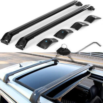 Cross Bar Fits for Lincoln MKC 2015-2019 Carrier Racks Luggae Rails Roof Bars - Image 1 of 4