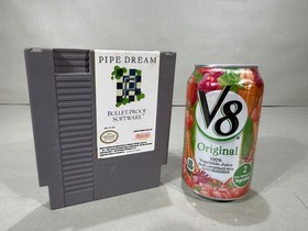 Vintage 1990 Nintendo NES Pipe Dream Bullet-Proof Video Console Game Cartridge