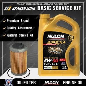Wesfil Oil Filter + 5L APX5W30D1 Oil Service Kit for Holden Commodore VE VF VZ - Picture 1 of 3