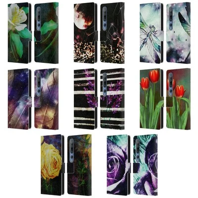 FUNDA LIBRO OFICIAL HAROULITA ABSTRACTA DE CUERO NATURAL PARA TELÉFONOS XIAOMI. Foto 1 de 4