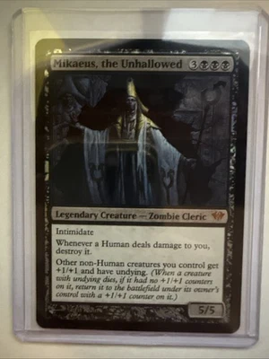 Magic The Gathering Mikaeus, the Unhallowed #70/158 Dark Ascension Foil Card casi nuevo Foto 1 de 2