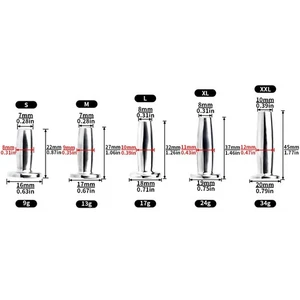 Dilatador médico de acero inoxidable S-XXL dilatador sonidos uretrales enchufe urétral - Imagen 1 de 17