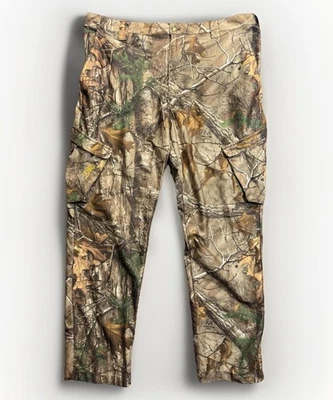 Browning Men's XL Realtree Xtra Camo Mesh Cargo Hunting Pants - Adjustable Waist - Image 1 of 4