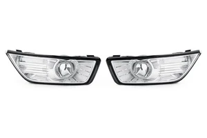 Ford Mondeo Front Fog Lights Set 07-10 Clear Lamps Pair Driver Passenger - Picture 1 of 12