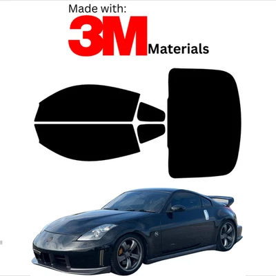 Tinte de ventana precortado para Nissan 350z cupé 03-08 color estable cerámica hecho con 3M Foto 1 de 4