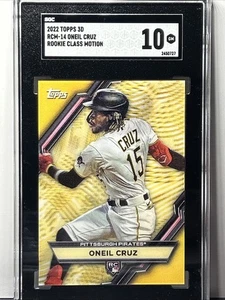 SGC 10 Oneil Cruz 2022 Topps On Demand 3D Rookie Class Motion RC #RCM-14 Pirates - Picture 1 of 2